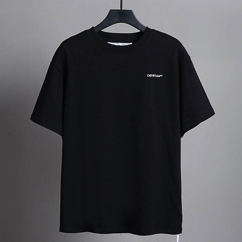 OFF-WHITE "Cut Here" Circle Graphic T-Shirt
