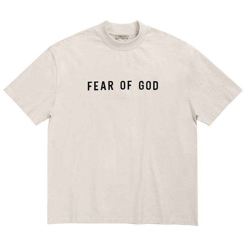Fear of God Essentials T-Shirt – Apricot / Black / Yellow