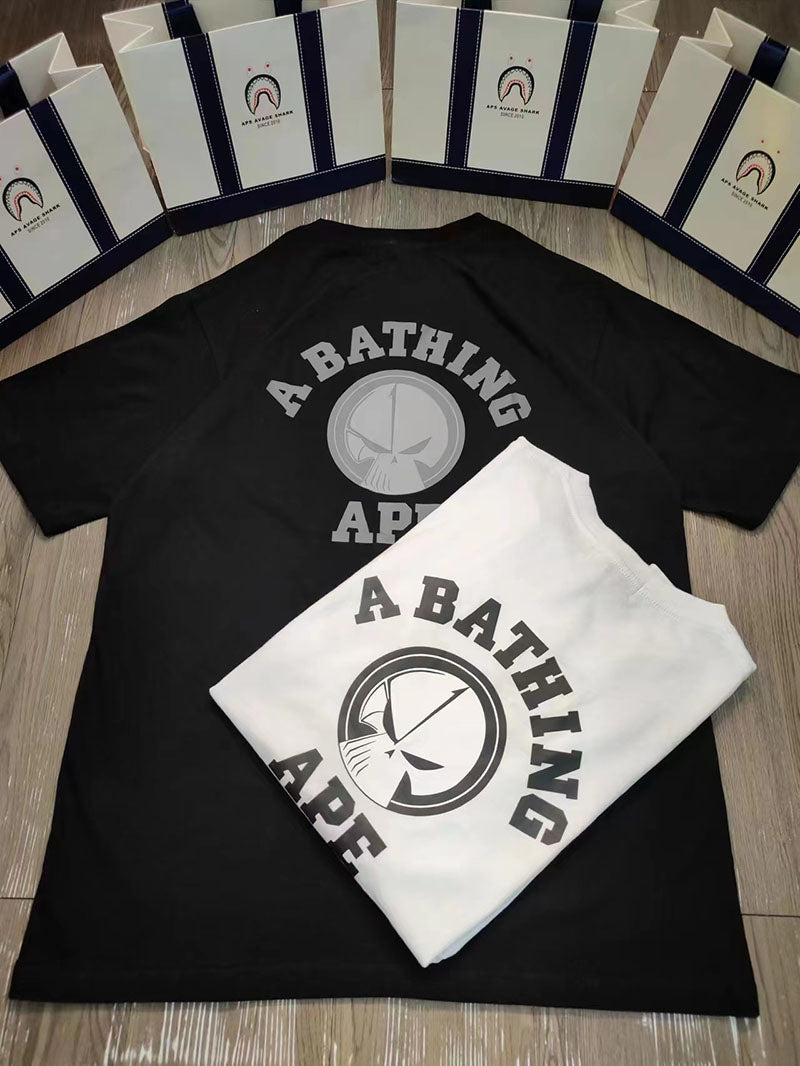 BAPE x Neighborhood Ape Head College Tee