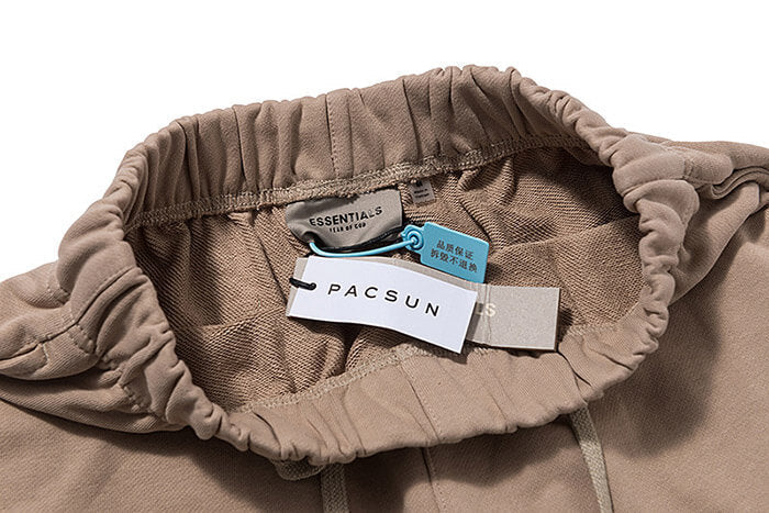 Fear of God Essentials Shorts – Brown / Cement White / Matcha Green / Charcoal Grey