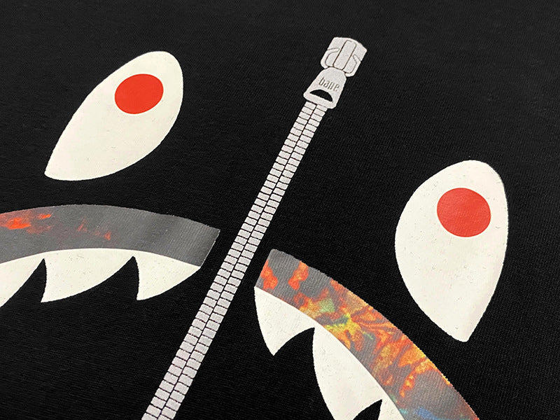 BAPE Shark Face Camo Graphic Tee
