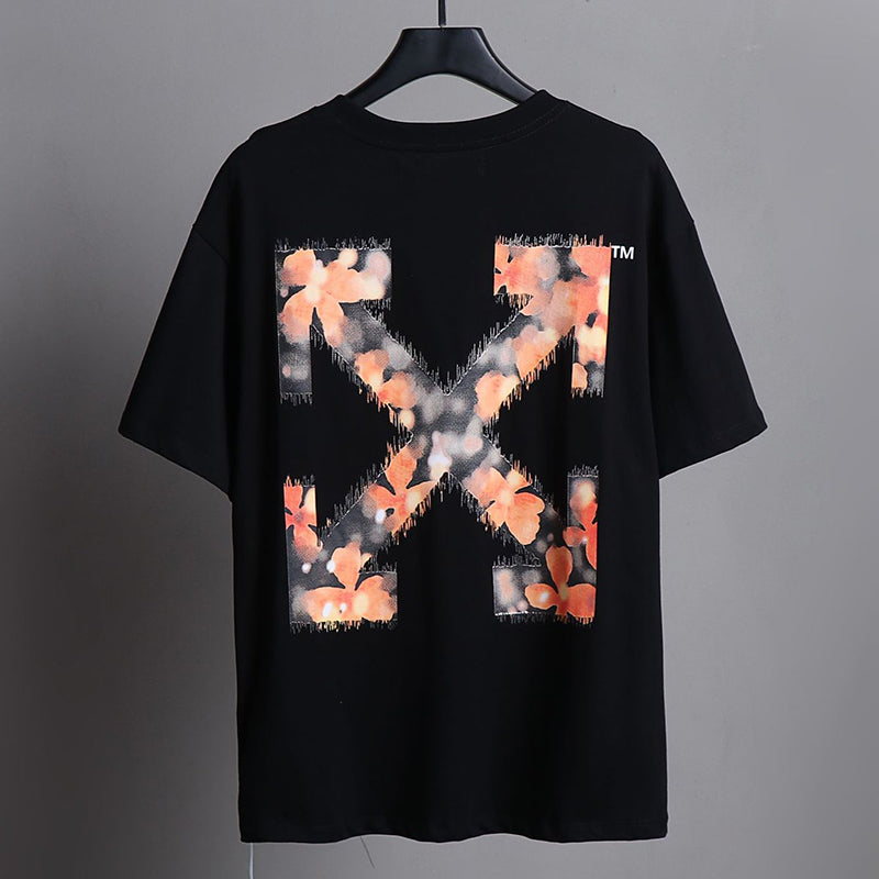 OFF-WHITE Floral Arrow Graphic T-Shirt