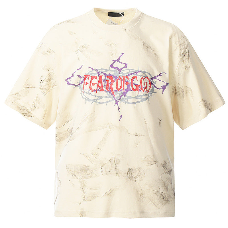 Fear of God Thorns Washed Cement Dyed T-Shirt – Apricot / Black
