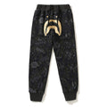 BAPE Black Gold Shark Camo Casual Pants