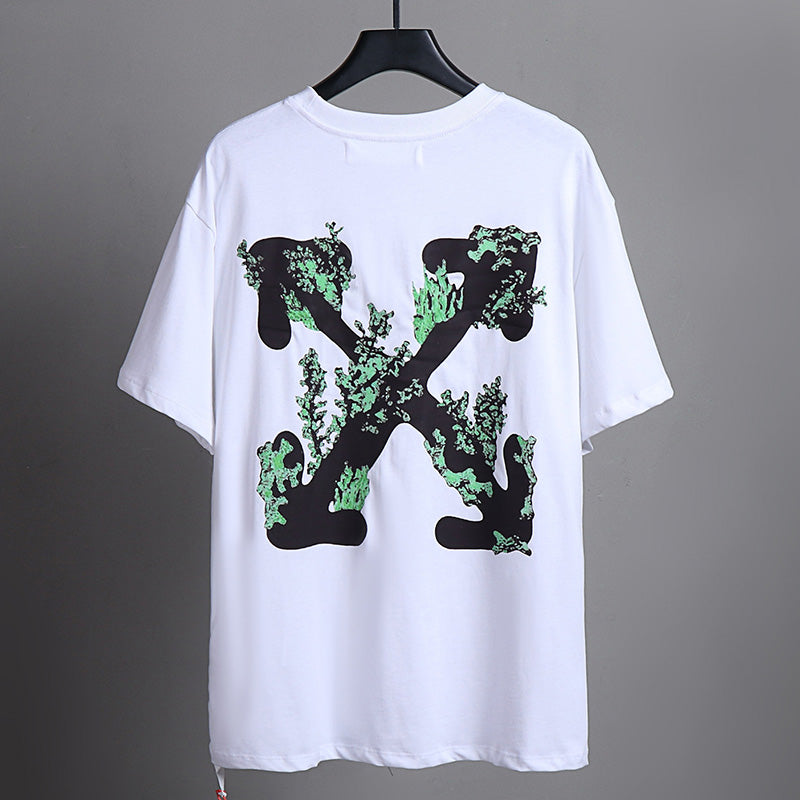 OFF-WHITE Seaweed Arrow Graphic T-Shirt