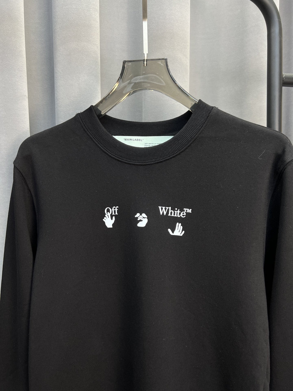 Off-White Fleece Crewneck Sweatshirt