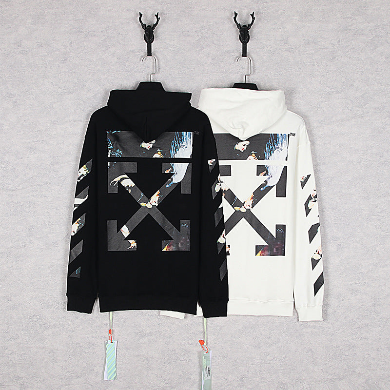 OFF-WHITE Oil Painting Patterns Hoodie