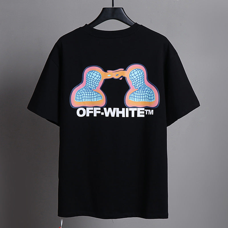 OFF-WHITE Diag Thermo 3D Figure Graphic T-Shirt