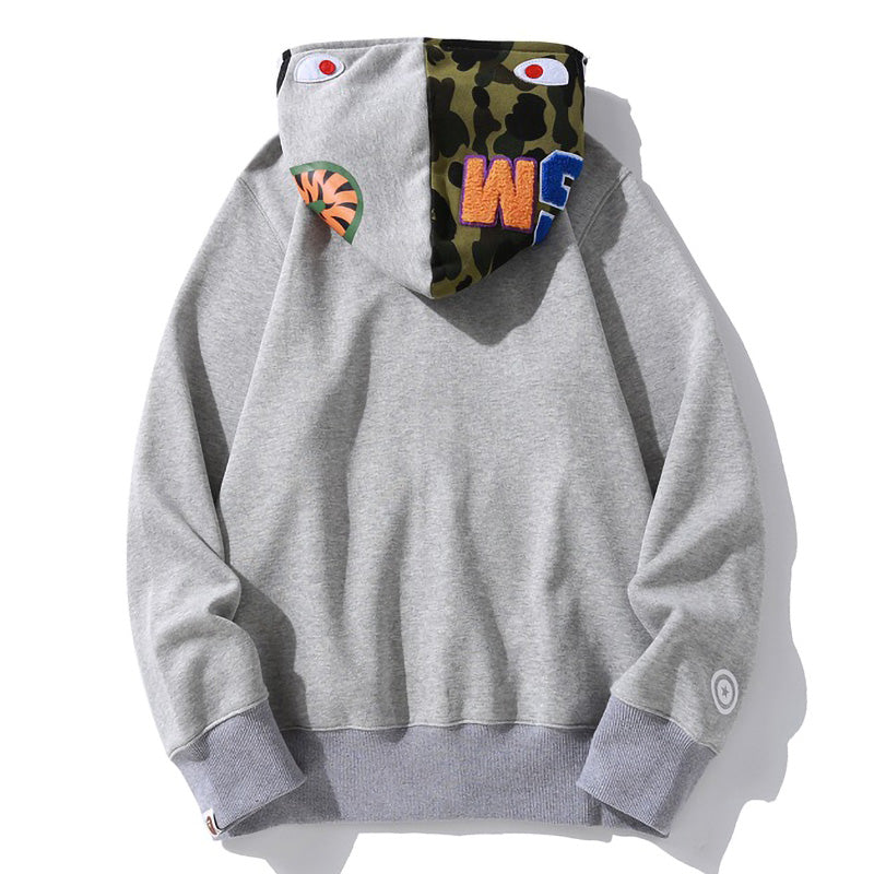 BAPE Camo Fleece Full-Zip Hoodie