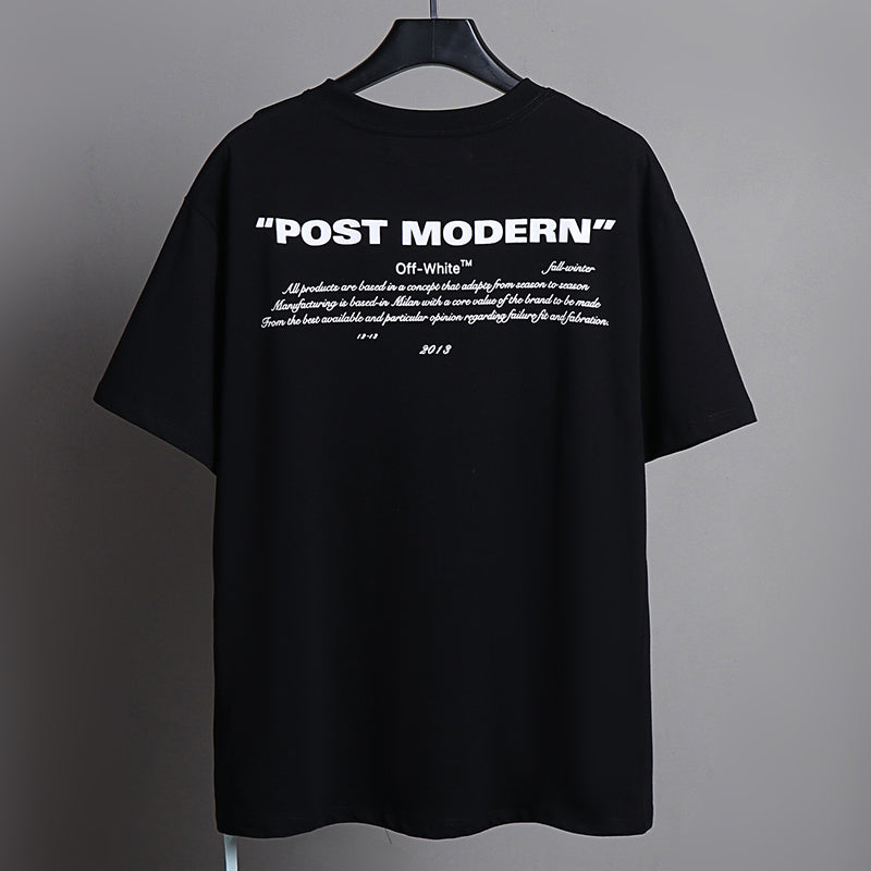 OFF-WHITE 'Evil Thoughts' Basquiat Skull Graphic T-Shirt