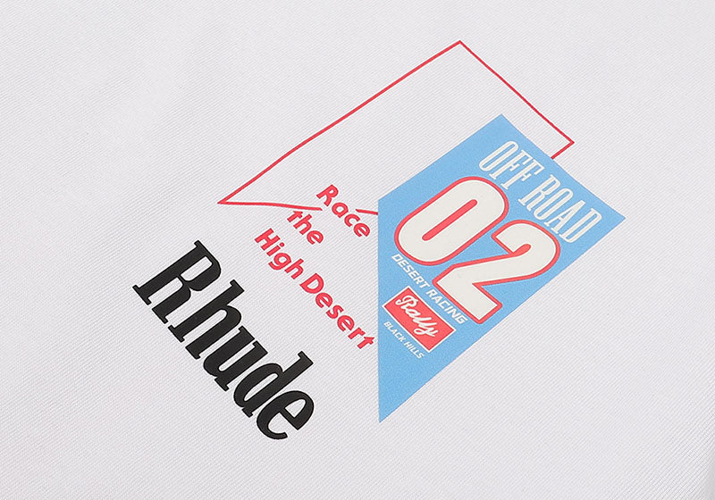 RHUDE T-Shirt – Black / Apricot / White