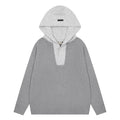Fear Of God Knitted Sweater Hoodie – Grey / Apricot