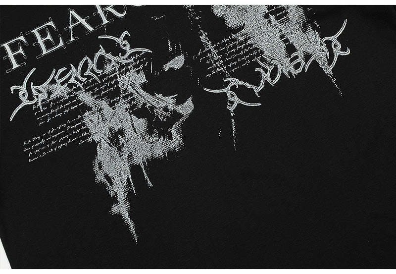 Fear of God Thorn Barrage Print T-Shirt – White / Black / Red