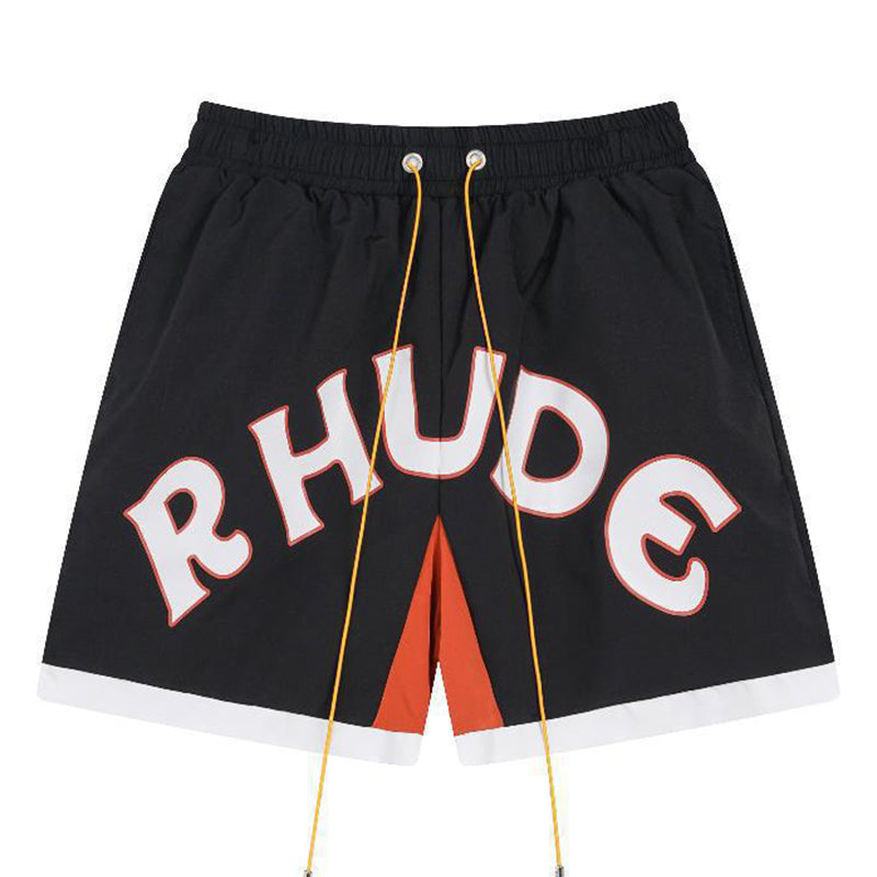 RHUDE Mechanic Logo Short – Black / Green
