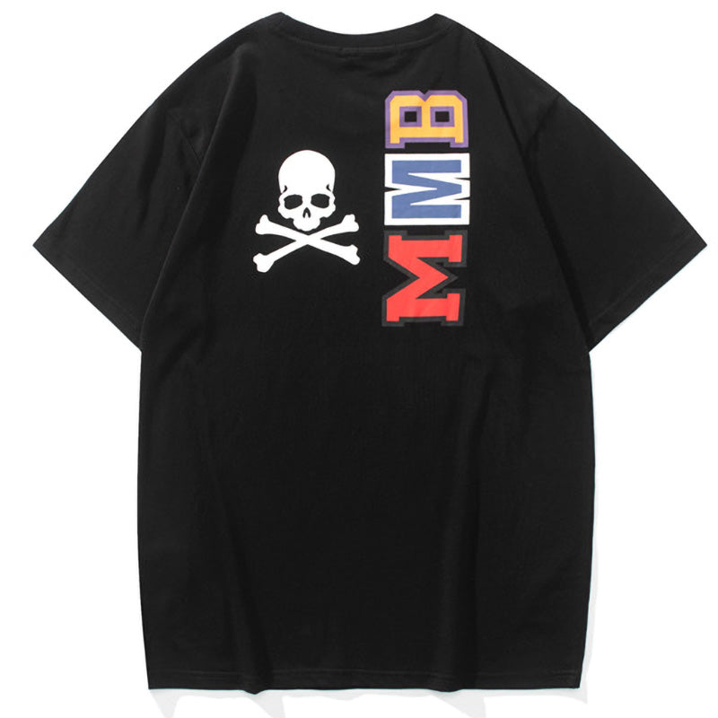 BAPE x Mastermind Japan Half Shark Half Skull Tee