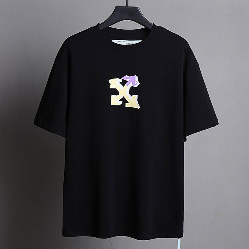 Off-White Alphabet Arrow Pattern T-Shirt (White/Black)