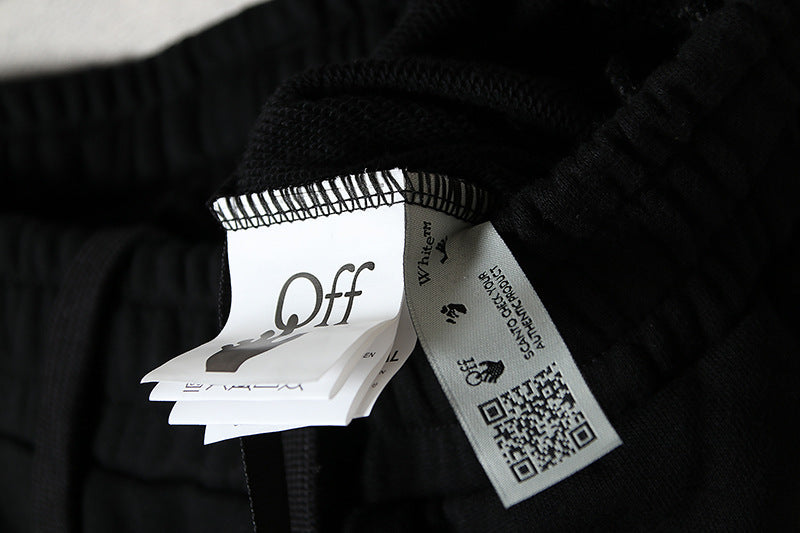 OFF-WHITE Caravaggio Diagonal Stripe Jogger Pants