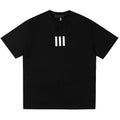 Fear of God x Adidas 3D Rubber Three-Bar T-Shirt – Black / White / Grey