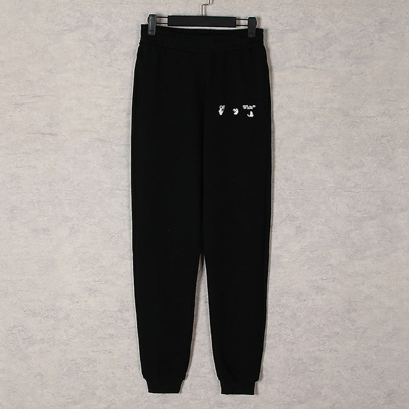 OFF-WHITE Caravaggio Diagonal Stripe Jogger Pants