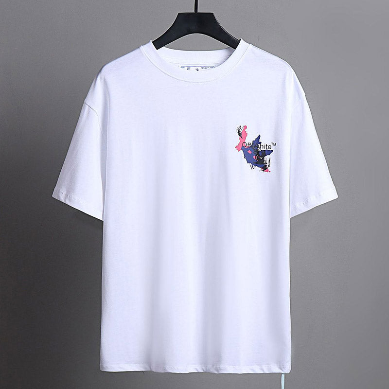 OFF-WHITE Cartoon Colorful Arrow Pattern T-Shirt