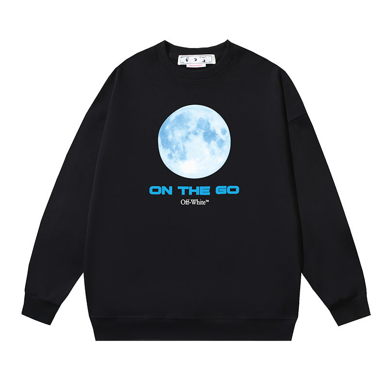 Off-White Logo Cotton Crewneck Sweatshirt — Layering Edition