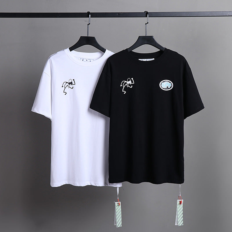 OFF-WHITE "DJ Alien" Figure Graphic T-Shirt