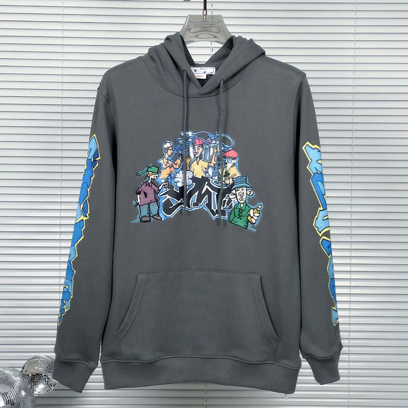 OFF-WHITE Graffiti Graphic Hoodie
