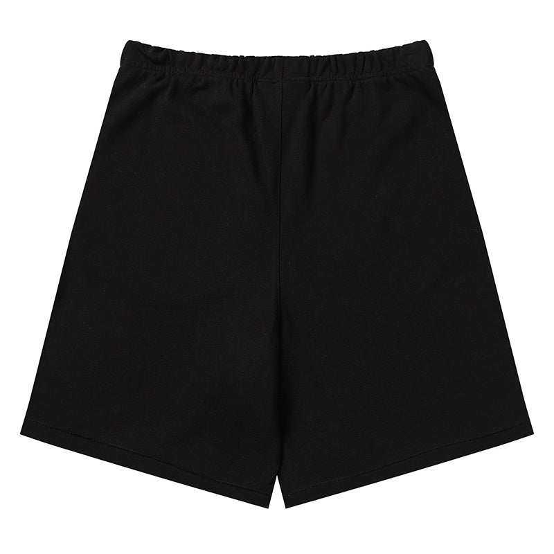Fear of God Logo Printed Shorts – White / Black / Grey