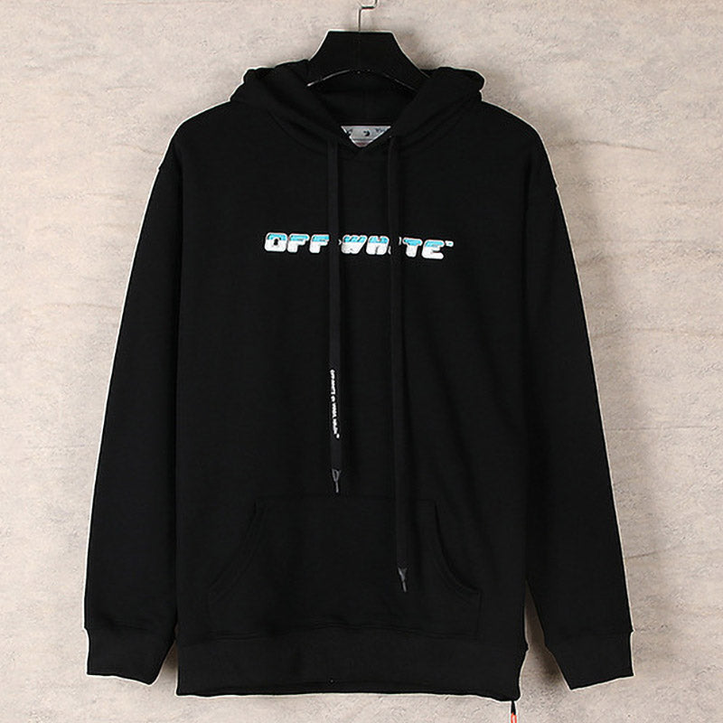 OFF WHITE Bicolor Arrow Hoodie – White & Black