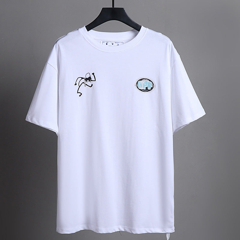 OFF-WHITE "DJ Alien" Figure Graphic T-Shirt