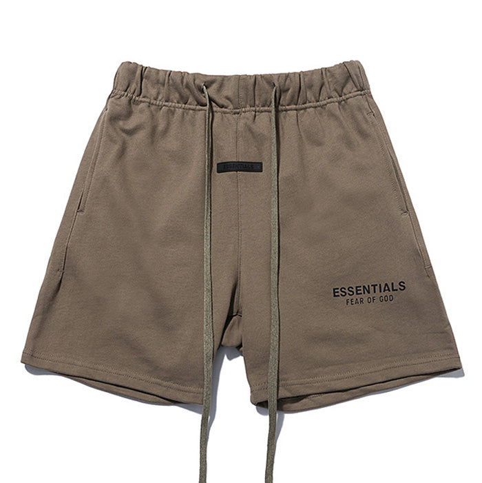 Fear of God Essentials Shorts – Black / Dark Brown / Brown / Apricot