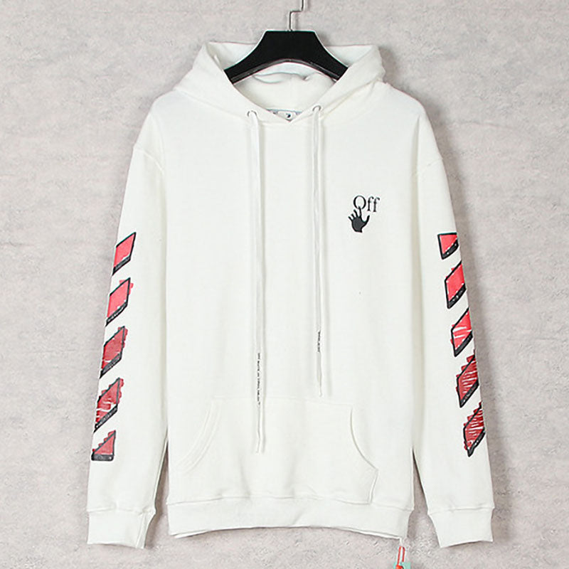 OFF-WHITE Logo Drawstring Hoodie