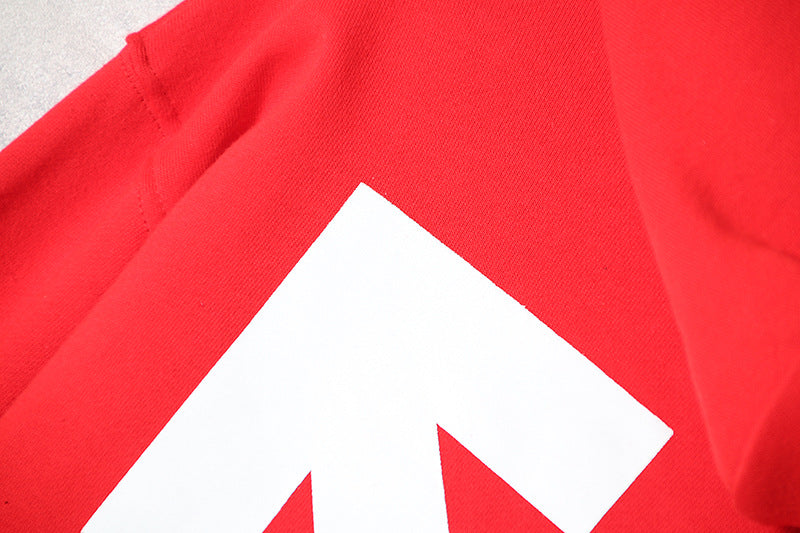 OFF WHITE Mona Lisa Frame Pattern Hoodie – Red, White & Black