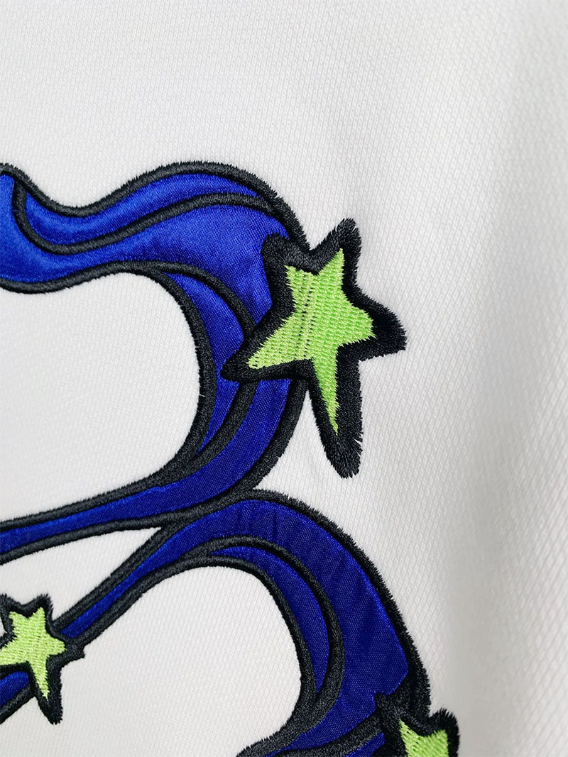 Off-White Alien Pattern Arrow Crewneck Sweatshirt