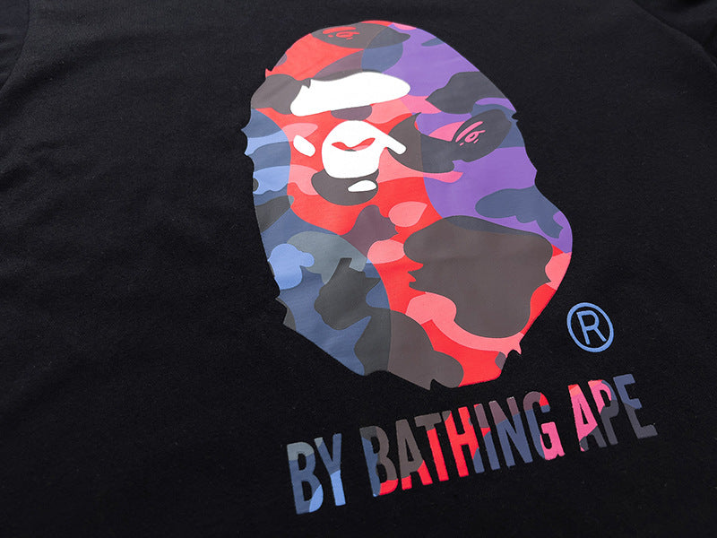 BAPE Color Camo Ape Head By Bathing Ape Tee
