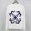 Off-White Alien Pattern Arrow Crewneck Sweatshirt