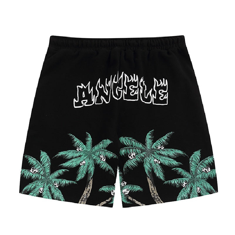 Palm Angels Shorts – Men's Cotton Shorts | Black & Apricot
