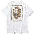 BAPE World Gone Mad Desert Camo Ape Head Tee