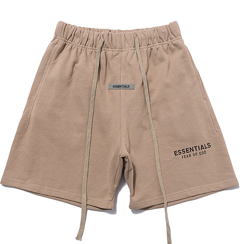 Fear of God Essentials Shorts – Brown / Cement White / Matcha Green / Charcoal Grey