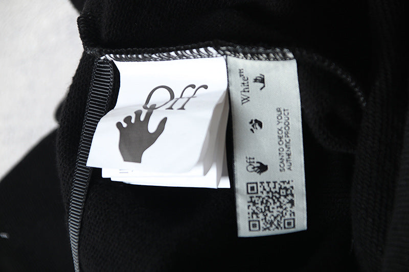 OFF-WHITE Logo Drawstring Hoodie
