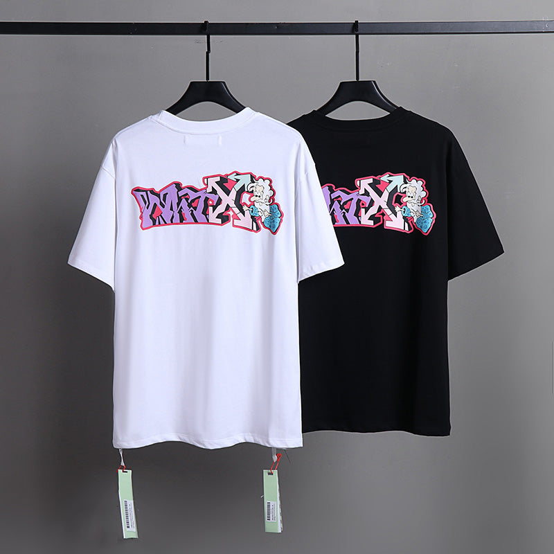 OFF-WHITE "Deconstructed Arrow" Gradient Graphic T-Shirt