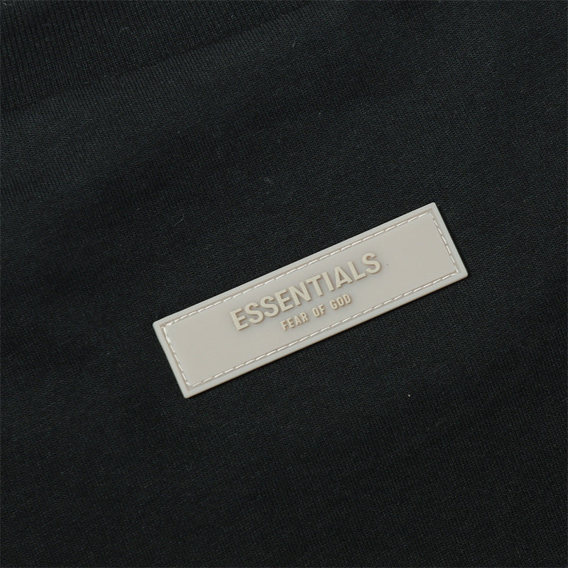 Fear of God Essentials Logo T-Shirt – Black / Grey / Apricot / Matcha / Aquamarine