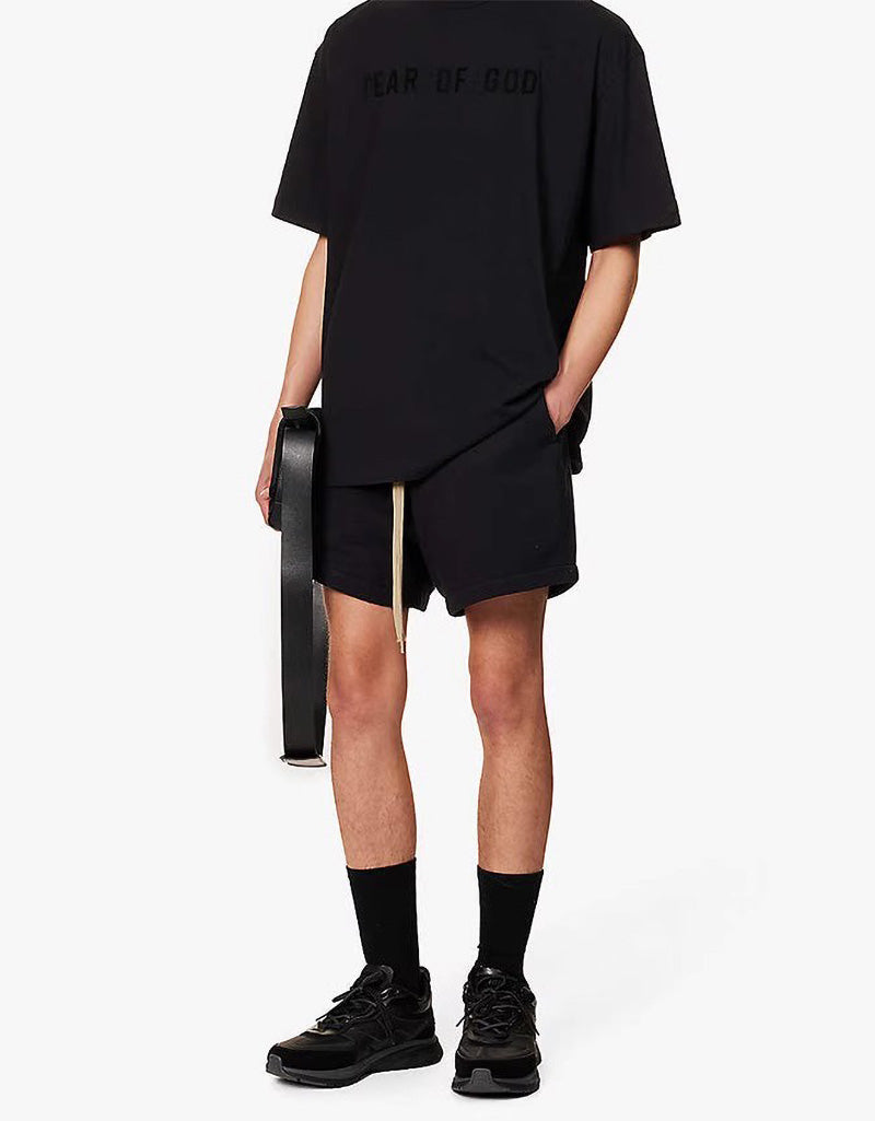 Fear of God Essentials T-Shirt – Apricot / Black / Yellow