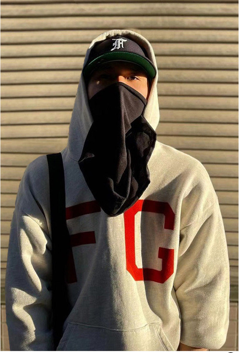 Fear Of God Season 7 FG Flocked Letters Hoodie – Ashes