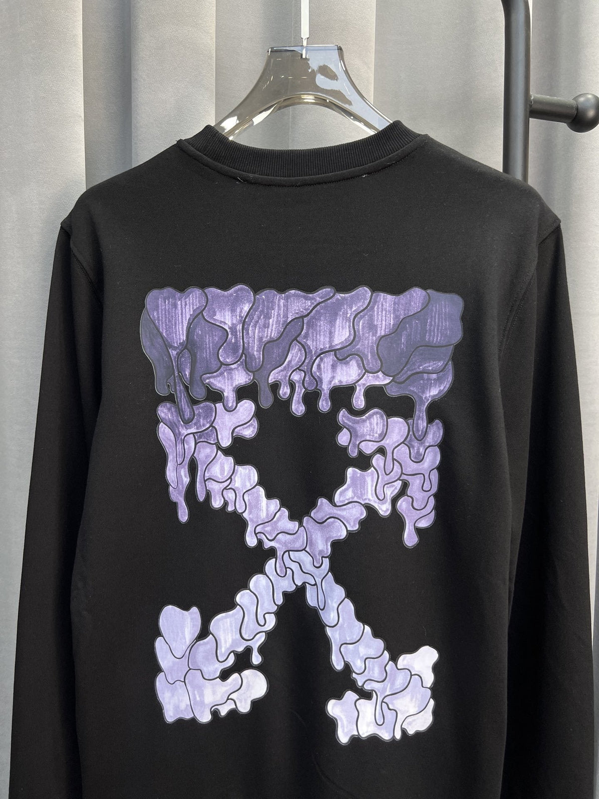 Off-White Fleece Crewneck Sweatshirt