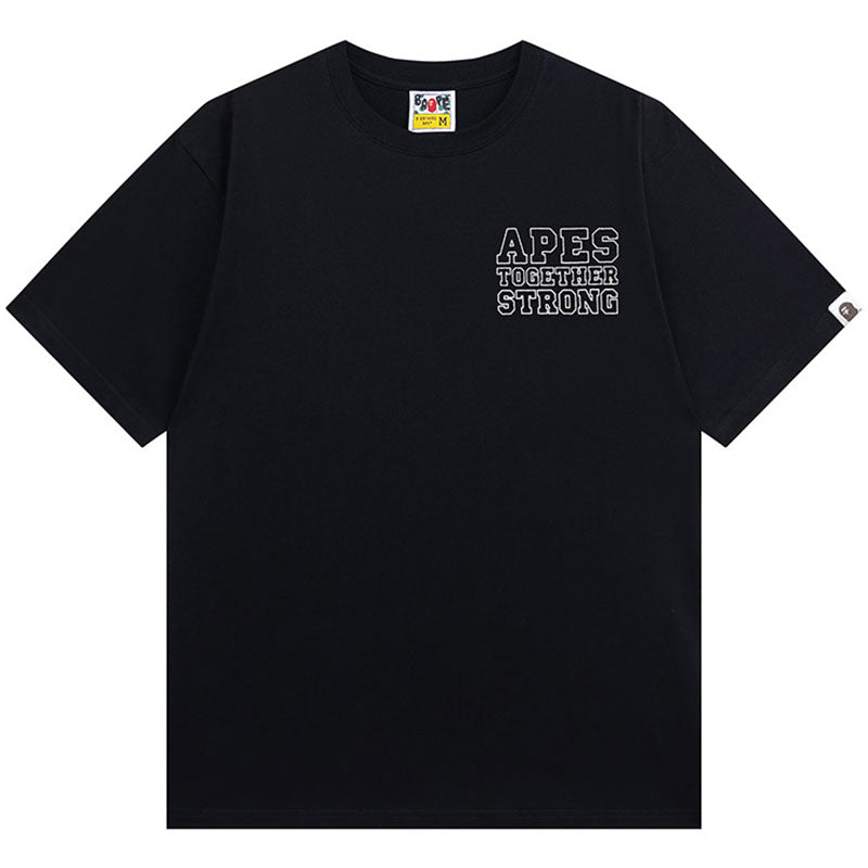 BAPE Color Camo College Logo Tee