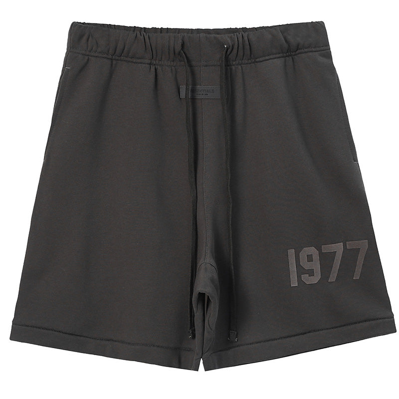 Fear of God 1977 Digital Print Shorts – Ivory / Iron Gray / Beige