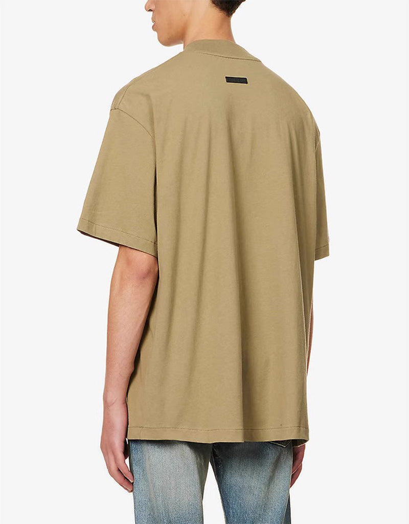 Fear of God Essentials T-Shirt – Apricot / Black / Yellow