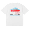 RHUDE Black Dove Lettering Print T-Shirt