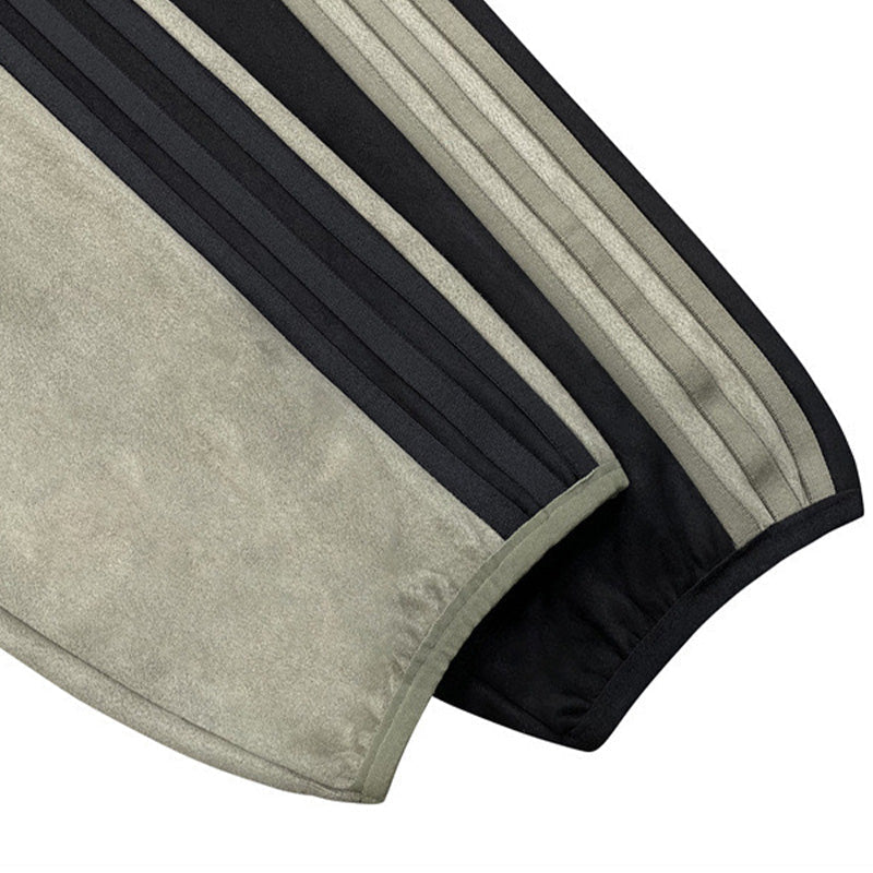Fear Of God Essentials Side Panel Contrast Sweatpants – Black / Gray Green